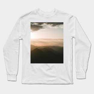 Mountain Sunrise in the German Alps - Landscape Photography Long Sleeve T-Shirt